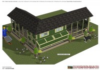 M202 _ 2 in 1 Chicken Coop Plans Construction - Chicken Coop Design - How To Build A Chicken Coop_003